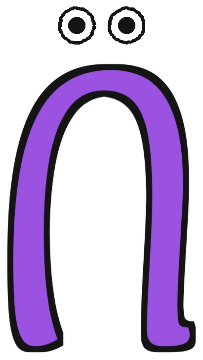 The letter በ with a happy face