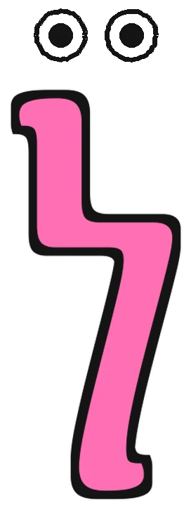 The letter ነ with a happy face