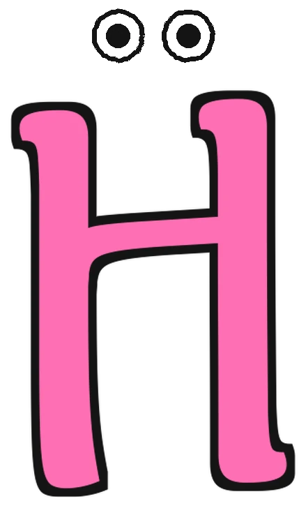 The letter ዘ with a happy face