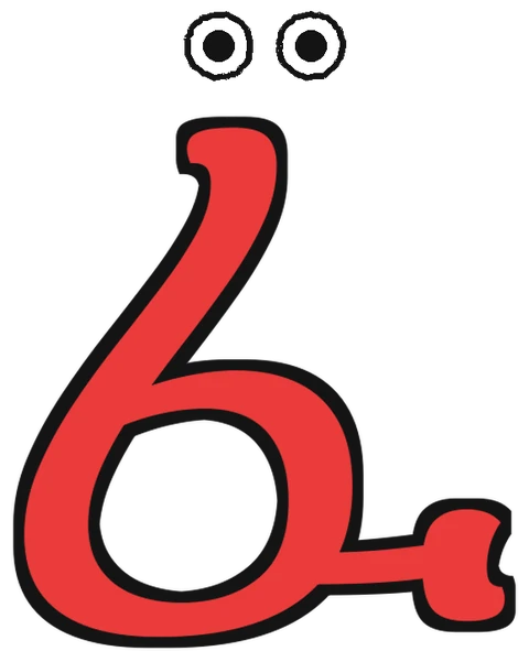The letter ፈ with a happy face
